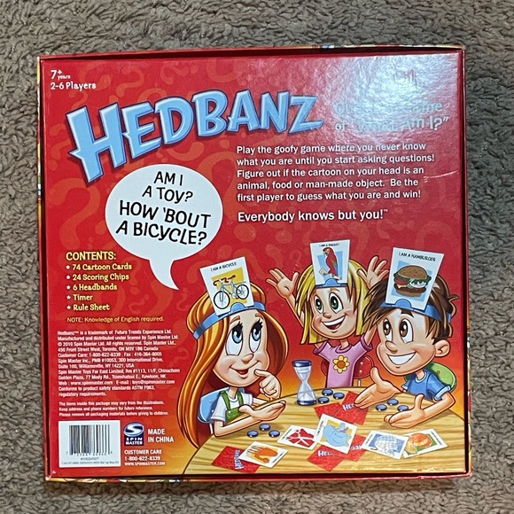 Spin Master Games - Hedbanz - The Question Game of "What am I?" - Picture 2 of 3